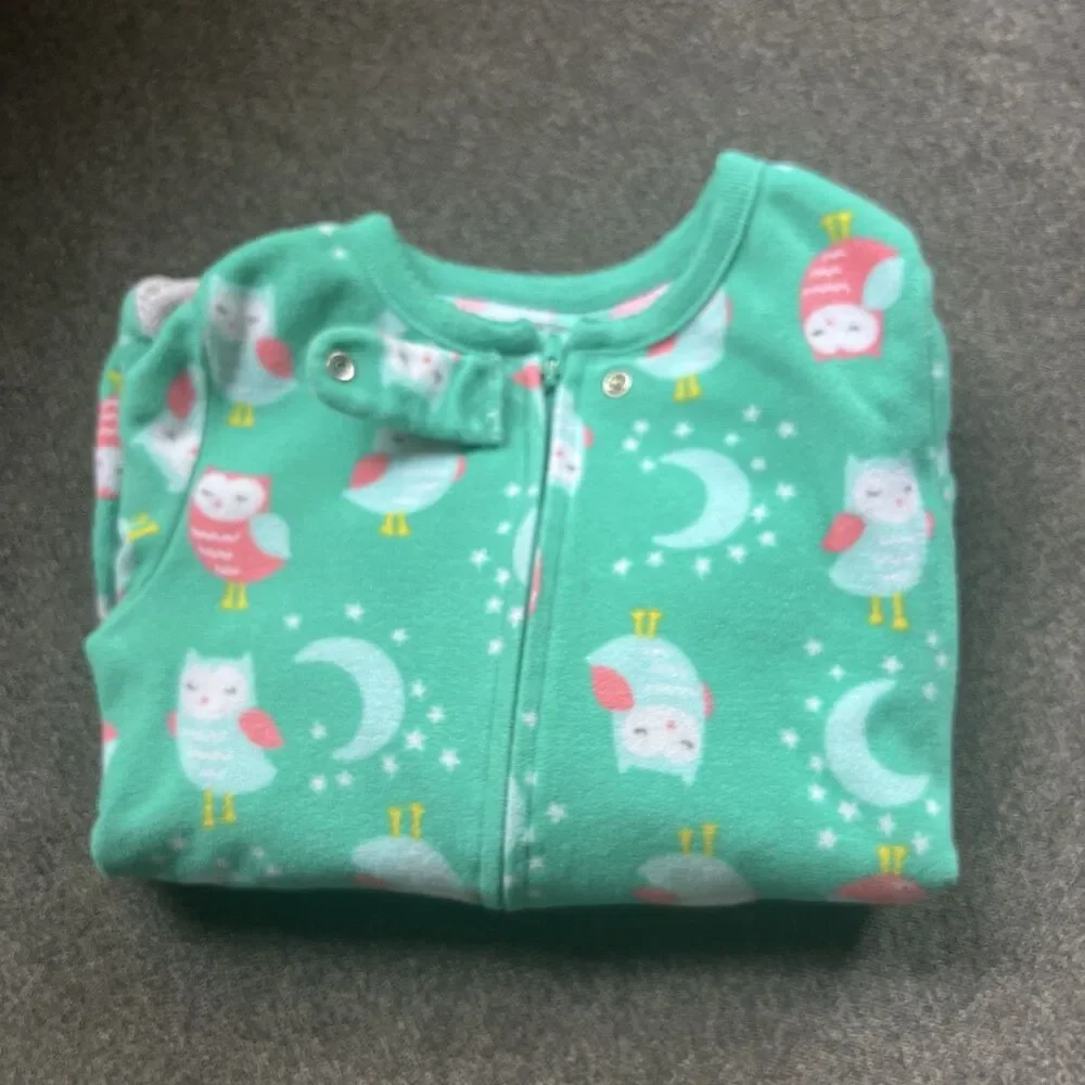 Carters 1-Piece ZipFooted pajamas‎ - Size 4T